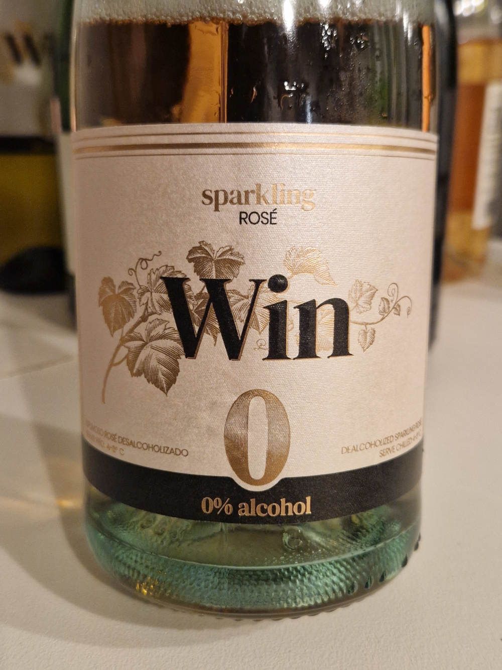 eine Flasche Sekt