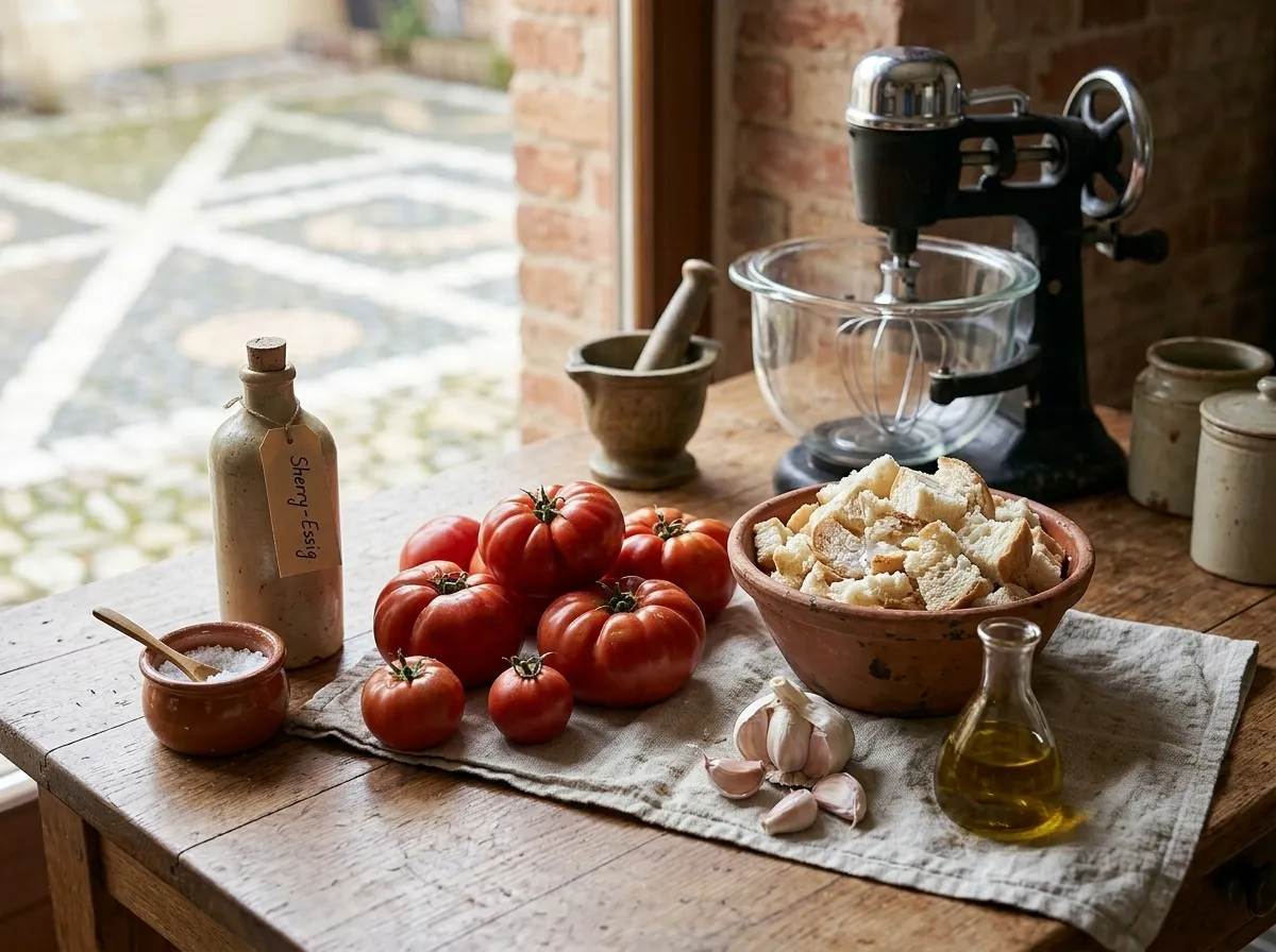 Salmorejo Rezept: Kalte Tomatencreme aus Córdoba