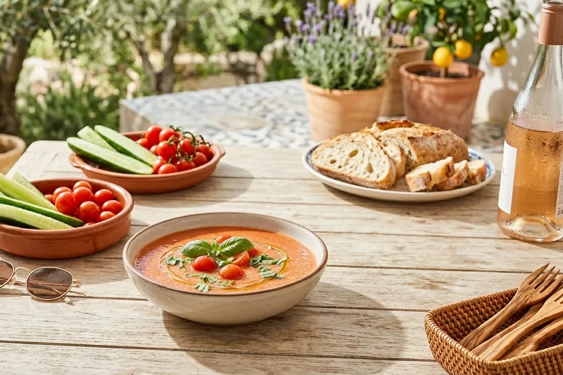 Gazpacho Andaluz Rezept: Andalusiens eiskalte Sommersuppe