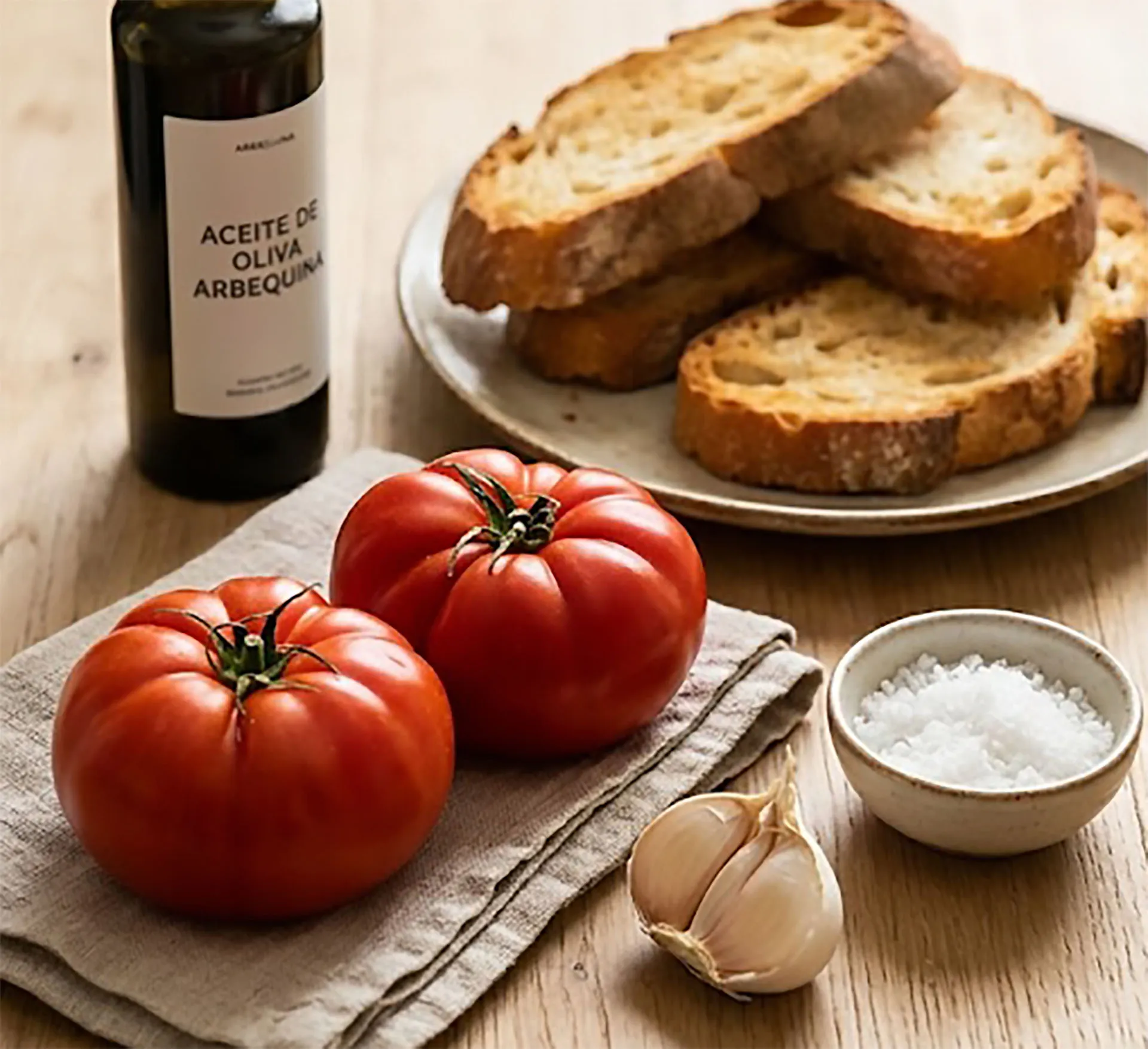 Pan con Tomate Rezept: Katalanisches Tomatenbrot mit nur fünf Zutaten