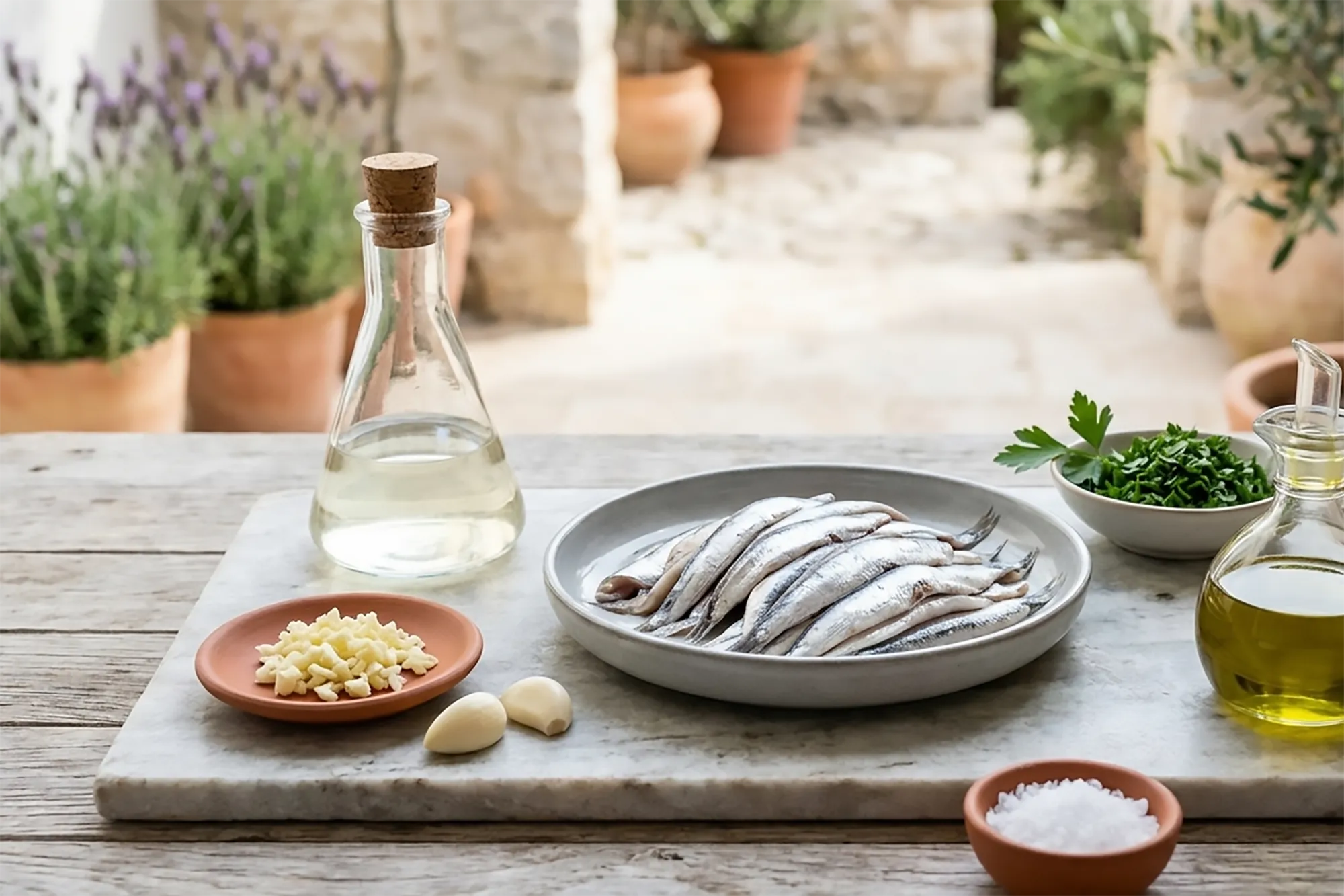 Boquerones en Vinagre Rezept: Andalusiens Tapas-Klassiker ohne Herd
