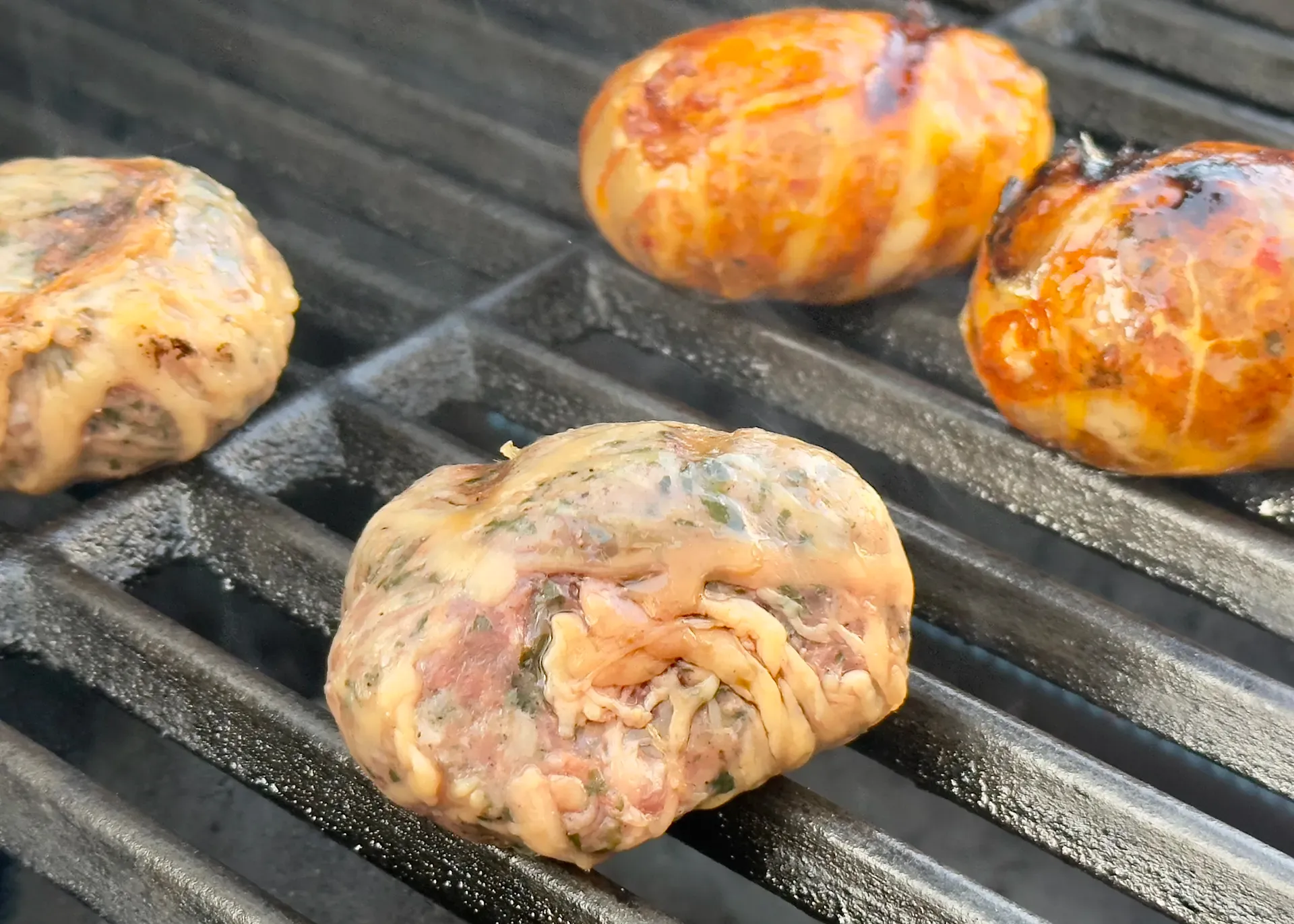 Figatells auf dem Grill