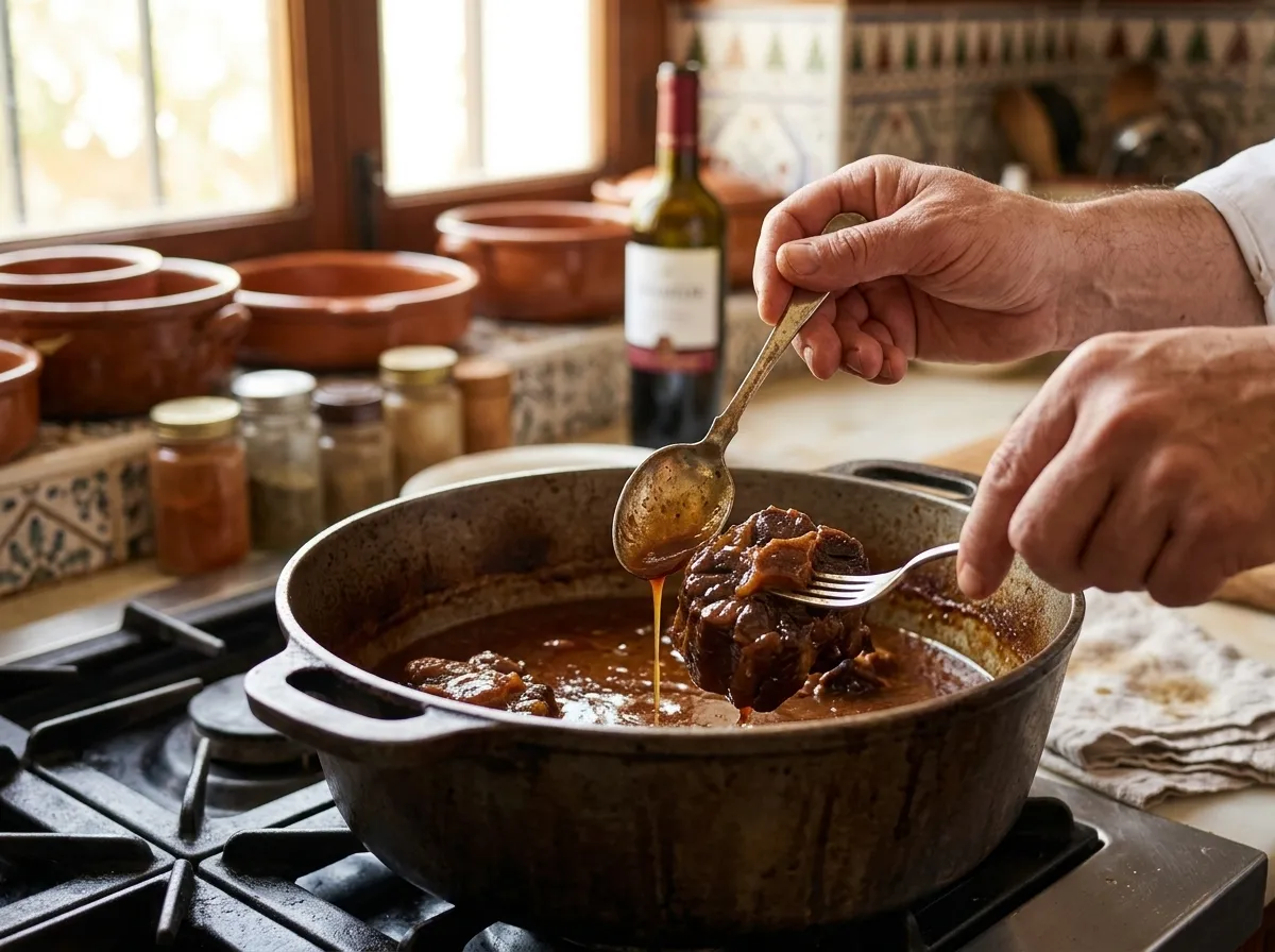 Rabo de Toro Rezept: Geschmorter Ochsenschwanz nach andalusischer Art aus Córdoba