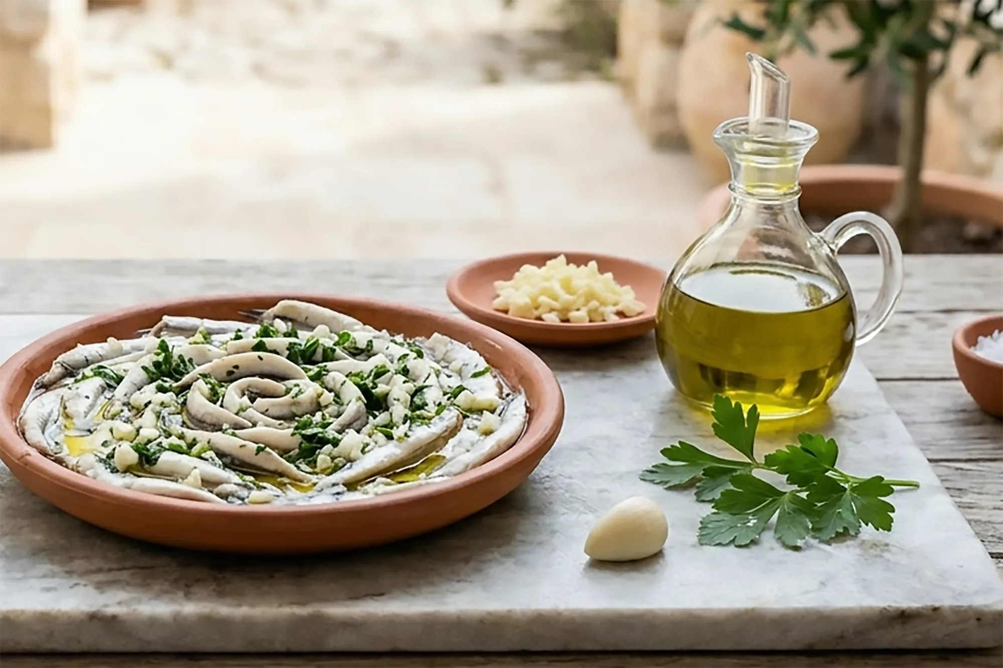 Boquerones en Vinagre Rezept: Andalusiens Tapas-Klassiker ohne Herd