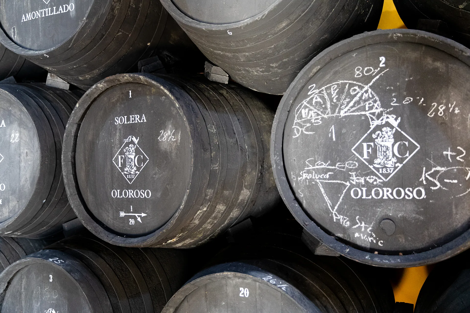 Sherry Fässer in der Bodega Fernando de Castilla