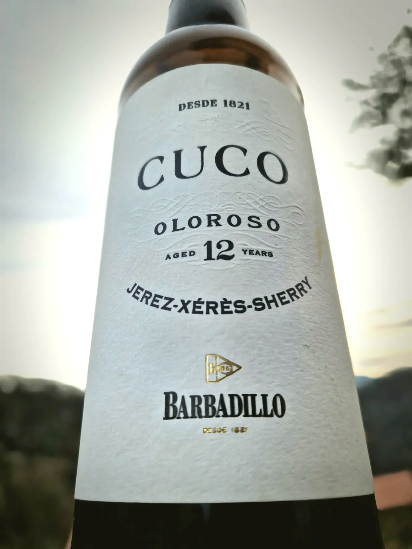 kleine Flasche Sherry