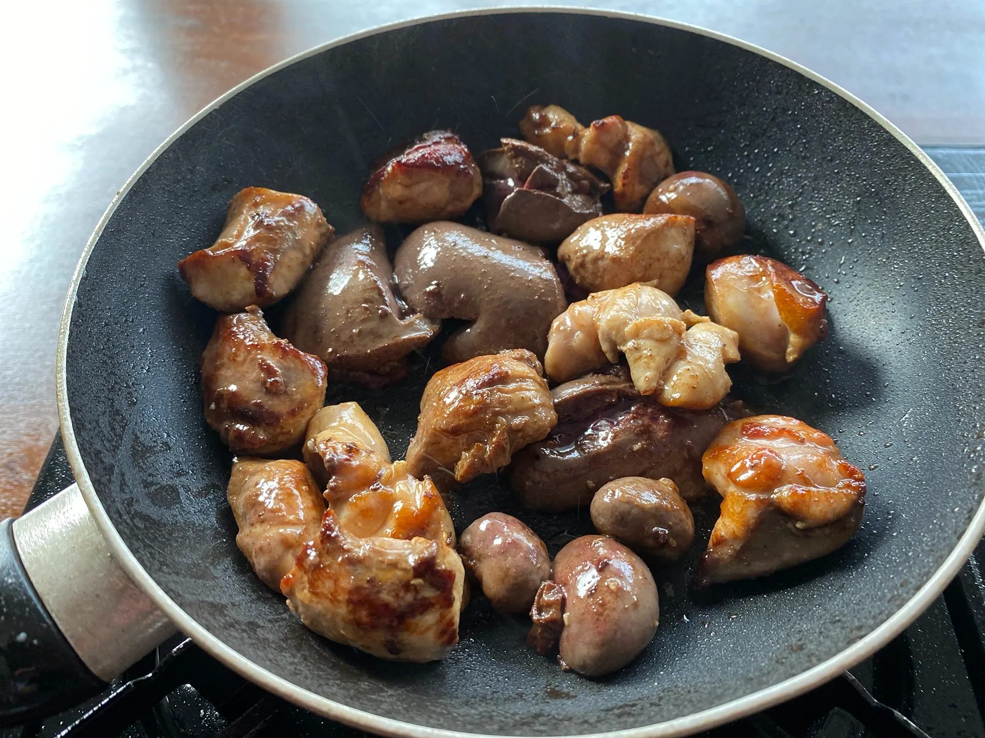 Zubereitung Pfanne Kaninchen