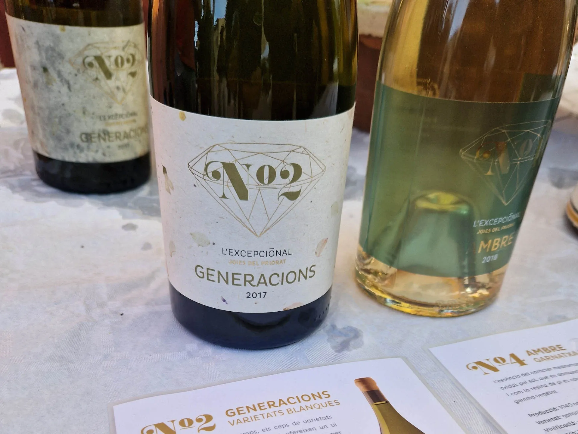 Das Label einer Weinflasche