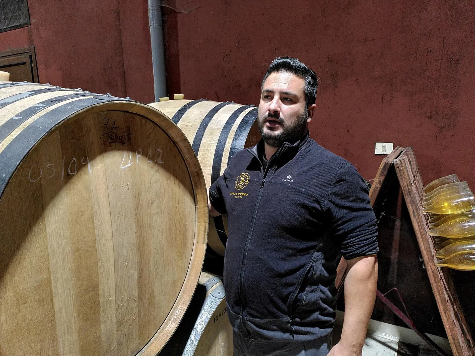 Der kanarische Weinmacher Borja Pérez.