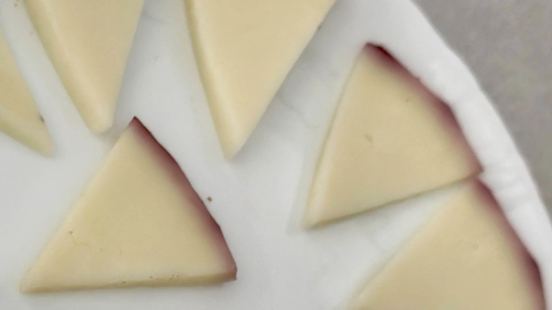 Ein paar Scheiben Manchego Käse