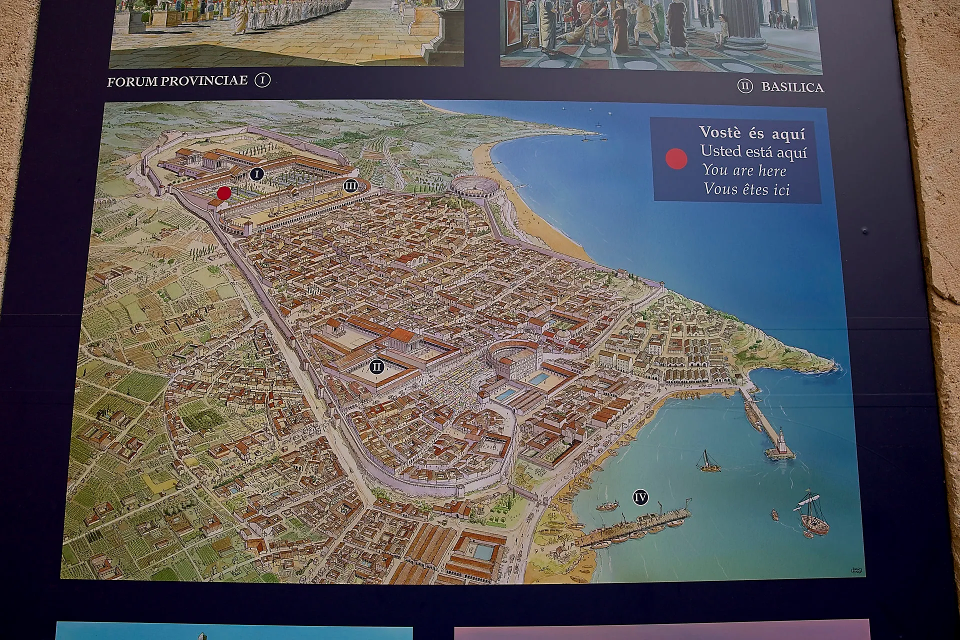 Übersichtstafel römisches Tarragona